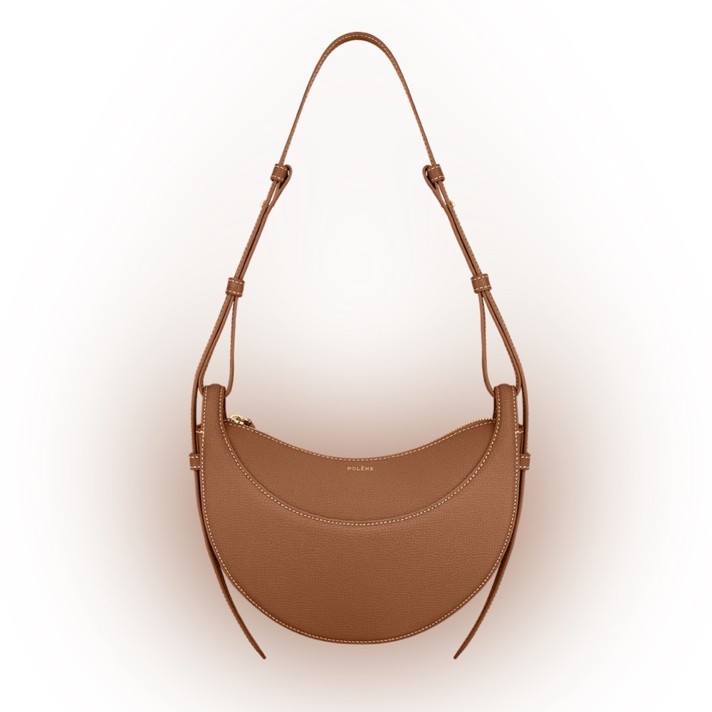 Polène “Numero Dix” Bag in Camel